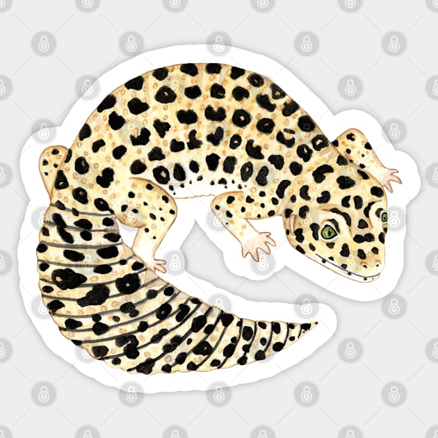 Leopard Gecko Sticker by WolfySilver